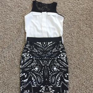 Express skirt and top set